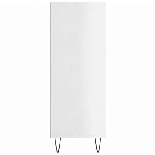 Regal za knjige sjajni bijeli 69,5x32,5x90 cm konstruirano drvo - Visoko sjajno bijela 1 Cijena