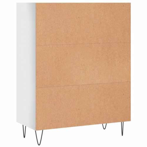 Regal za knjige sjajni bijeli 69,5x32,5x90 cm konstruirano drvo - Visoko sjajno bijela 1 Cijena