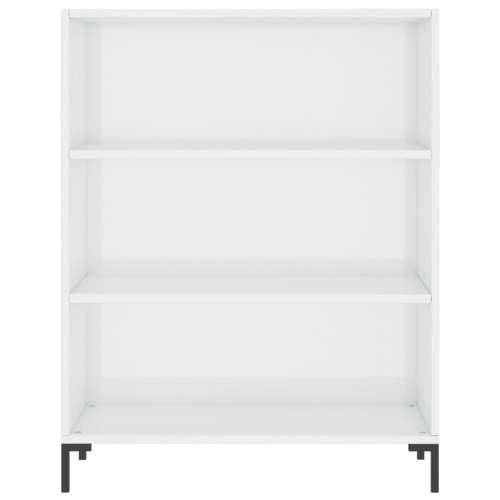 Regal za knjige sjajni bijeli 69,5x32,5x90 cm konstruirano drvo - Visoko sjajno bijela 1 Cijena