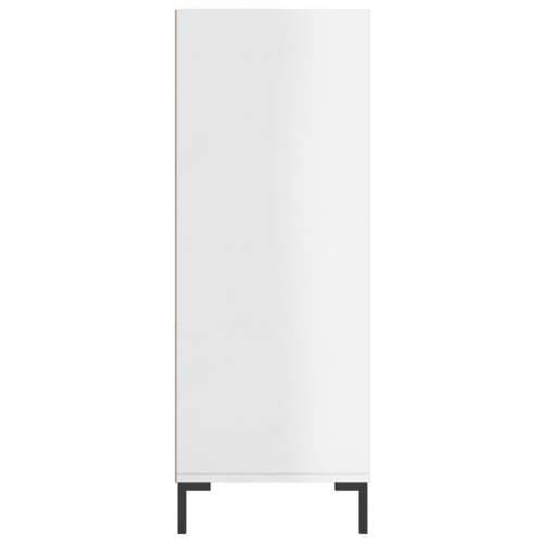 Regal za knjige sjajni bijeli 69,5x32,5x90 cm konstruirano drvo - Visoko sjajno bijela 1 Cijena