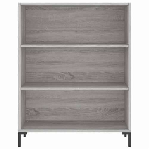Regal za knjige boja hrasta 69,5x32,5x90 cm konstruirano drvo - Sivi hrast sonoma 1 Cijena