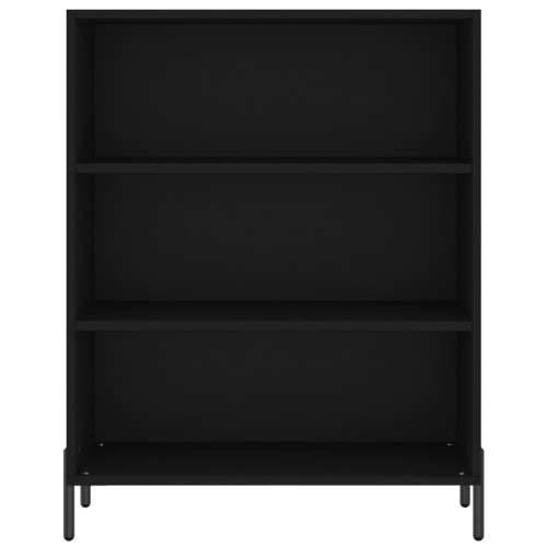 Ormarić s policama crni 69,5 x 32,5 x 90 cm konstruirano drvo - Crna 1 Cijena