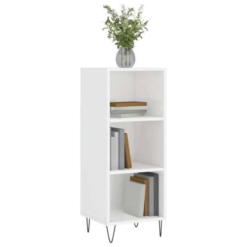 Komoda sjajna bijela 34,5 x 32,5 x 90 cm od konstruiranog drva - Visoko sjajno bijela 1 Cijena