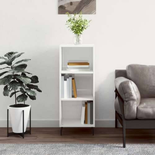Komoda sjajna bijela 34,5 x 32,5 x 90 cm od konstruiranog drva - Visoko sjajno bijela 1 Cijena