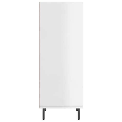 Komoda sjajna bijela 34,5 x 32,5 x 90 cm od konstruiranog drva - Visoko sjajno bijela 1 Cijena