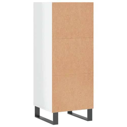 Komoda sjajna bijela 34,5 x 32,5 x 90 cm od konstruiranog drva - Visoko sjajno bijela 1 Cijena