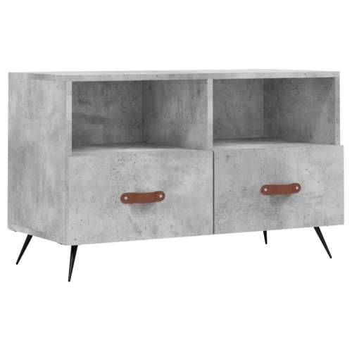 TV ormarić boja betona 80 x 36 x 50 cm konstruirano drvo - Beton siva 1 Cijena