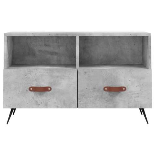 TV ormarić boja betona 80 x 36 x 50 cm konstruirano drvo - Beton siva 1 Cijena