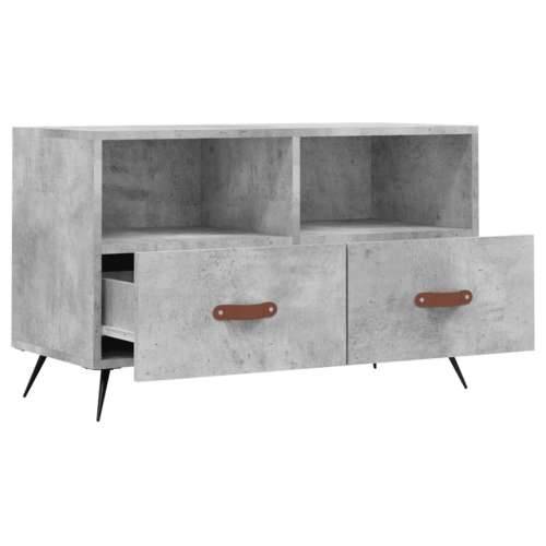 TV ormarić boja betona 80 x 36 x 50 cm konstruirano drvo - Beton siva 1 Cijena