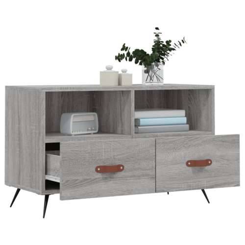 TV ormarić boja hrasta sonome 80 x 36 x 50 cm konstruirano drvo - Sivi hrast sonoma 1 Cijena