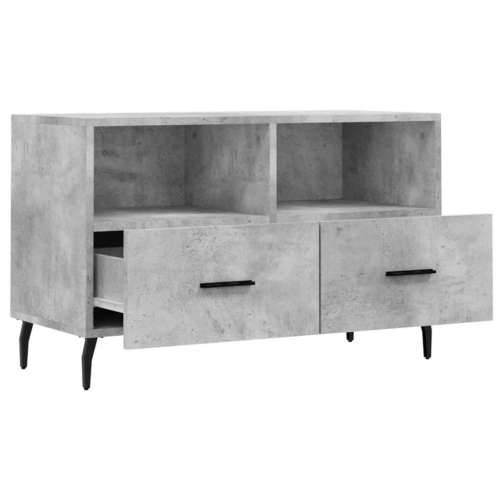 TV ormarić boja betona 80 x 36 x 50 cm konstruirano drvo - Beton siva 1 Cijena