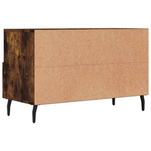 TV ormarić dimljeni hrast 80 x 36 x 50 cm konstruirano drvo - Dimljeni hrast 1 Cijena