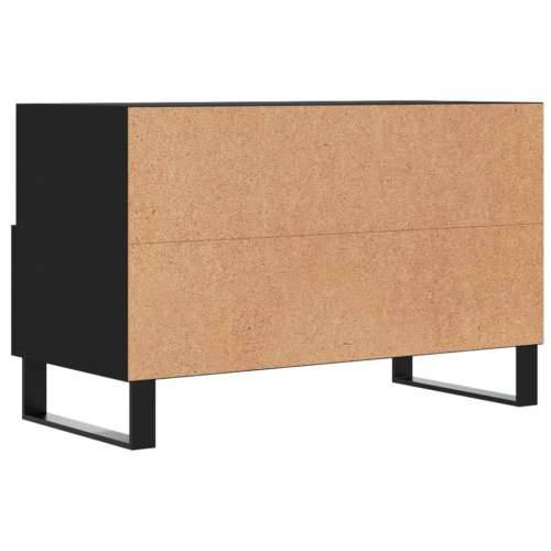 TV ormarić crni 80 x 36 x 50 cm od konstruiranog drva - Crna 1 Cijena