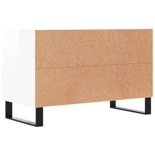 TV ormarić sjajni bijeli 80 x 36 x 50 cm od konstruiranog drva - Visoko sjajno bijela 1 Cijena