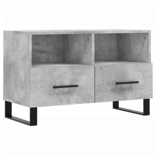 TV ormarić boja betona 80 x 36 x 50 cm konstruirano drvo - Beton siva 1 Cijena