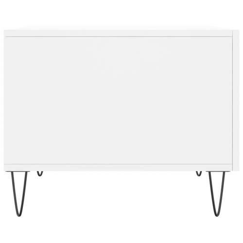 Stolić za kavu bijeli 50 x 50 x 40 cm od konstruiranog drva - Bijela 1 Cijena