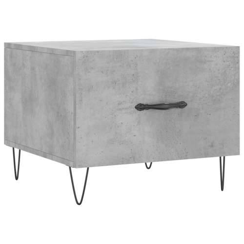 Stolić za kavu siva boja betona 50x50x40 cm konstruirano drvo - Beton siva 1 Cijena
