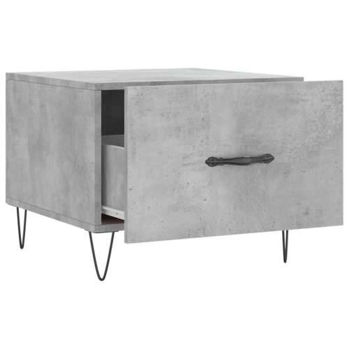 Stolić za kavu siva boja betona 50x50x40 cm konstruirano drvo - Beton siva 1 Cijena