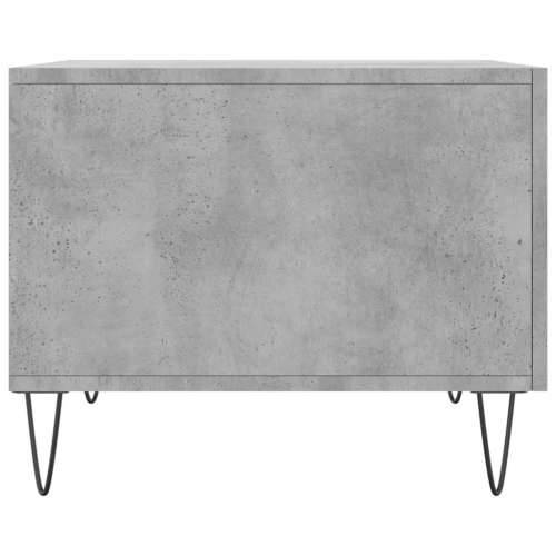 Stolić za kavu siva boja betona 50x50x40 cm konstruirano drvo - Beton siva 1 Cijena