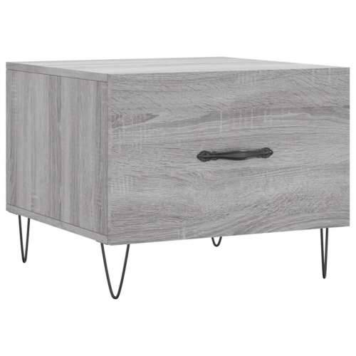 Stolić za kavu siva boja hrasta 50x50x40 cm konstruirano drvo - Sivi hrast sonoma 1 Cijena