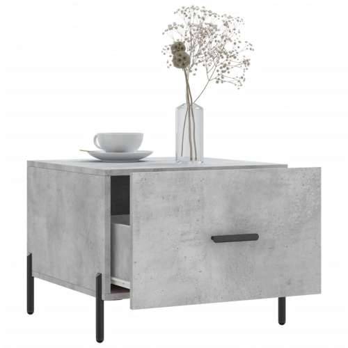 Stolić za kavu siva boja betona 50x50x40 cm konstruirano drvo Beton siva 1 Cijena
