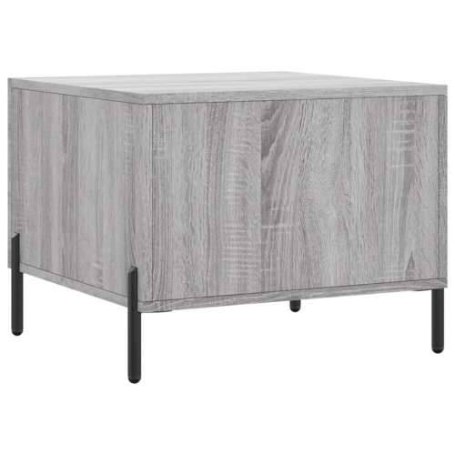 Stolić za kavu siva boja hrasta 50x50x40 cm konstruirano drvo - Sivi hrast sonoma 1 Cijena