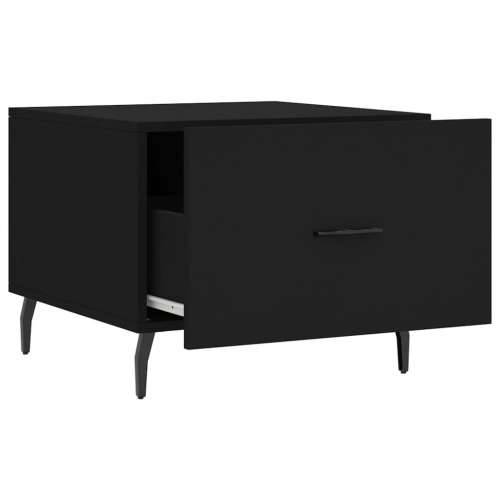 Stolić za kavu crni 50 x 50 x 40 cm od konstruiranog drva - Crna 1 Cijena