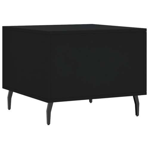 Stolić za kavu crni 50 x 50 x 40 cm od konstruiranog drva - Crna 1 Cijena