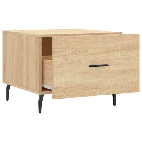 Stolić za kavu boja hrasta 50 x 50 x 40 cm konstruirano drvo - sonoma hrast 1 Cijena