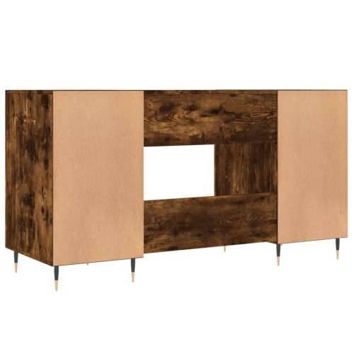 Radni stol boja dimljenog hrasta 140x50x75 cm konstruirano drvo - Dimljeni hrast Cijena