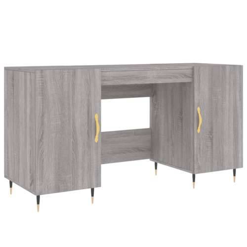 Radni stol boja hrasta sonome 140x50x75 cm konstruirano drvo - Sivi hrast sonoma Cijena