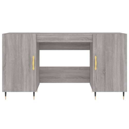 Radni stol boja hrasta sonome 140x50x75 cm konstruirano drvo - Sivi hrast sonoma Cijena