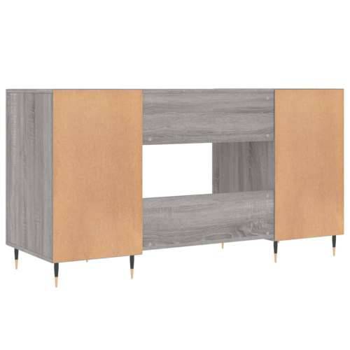 Radni stol boja hrasta sonome 140x50x75 cm konstruirano drvo - Sivi hrast sonoma Cijena