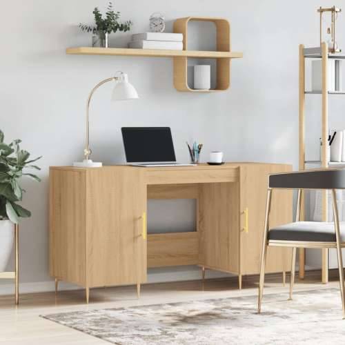 Radni stol boja hrasta sonome 140x50x75 cm konstruirano drvo - sonoma hrast Cijena