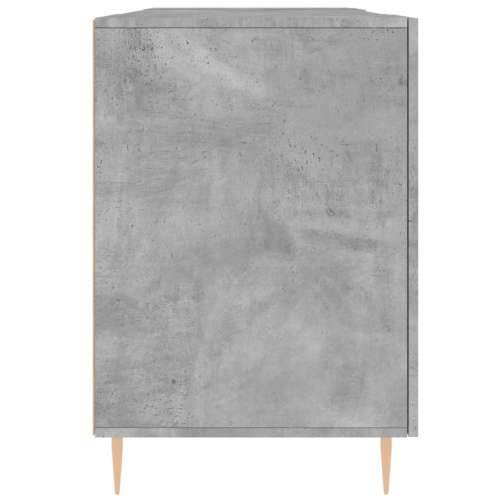 Radni stol boja betona 140 x 50 x 75 cm od konstruiranog drva - Beton siva Cijena
