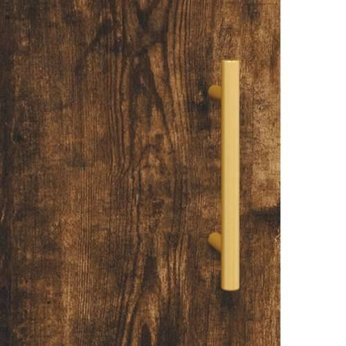 Radni stol boja dimljenog hrasta 140x50x75 cm konstruirano drvo - Dimljeni hrast Cijena