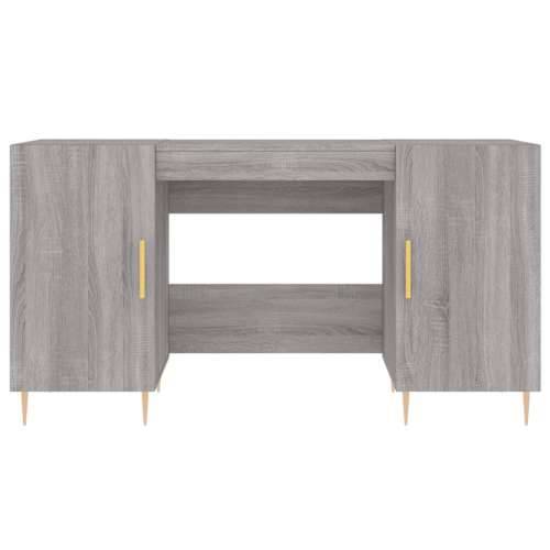 Radni stol boja hrasta sonome 140x50x75 cm konstruirano drvo - Sivi hrast sonoma Cijena