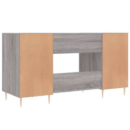Radni stol boja hrasta sonome 140x50x75 cm konstruirano drvo - Sivi hrast sonoma Cijena