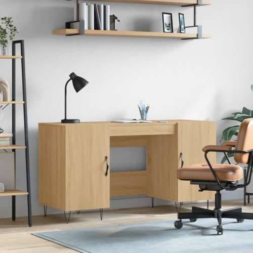 Radni stol boja hrasta sonome 140x50x75 cm konstruirano drvo - sonoma hrast Cijena