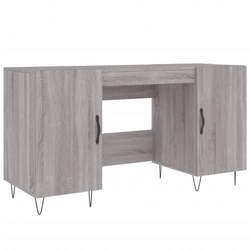 Radni stol boja hrasta sonome 140x50x75 cm konstruirano drvo - Sivi hrast sonoma Cijena
