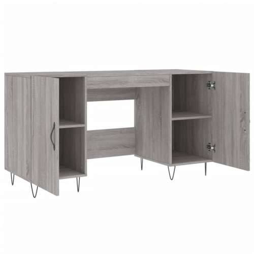 Radni stol boja hrasta sonome 140x50x75 cm konstruirano drvo - Sivi hrast sonoma Cijena