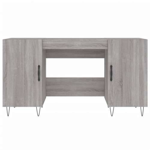 Radni stol boja hrasta sonome 140x50x75 cm konstruirano drvo - Sivi hrast sonoma Cijena