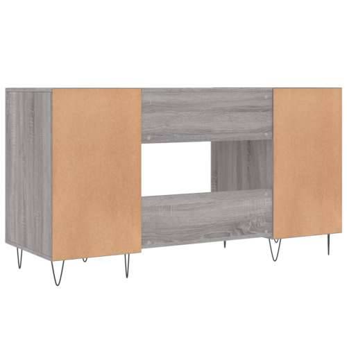 Radni stol boja hrasta sonome 140x50x75 cm konstruirano drvo - Sivi hrast sonoma Cijena