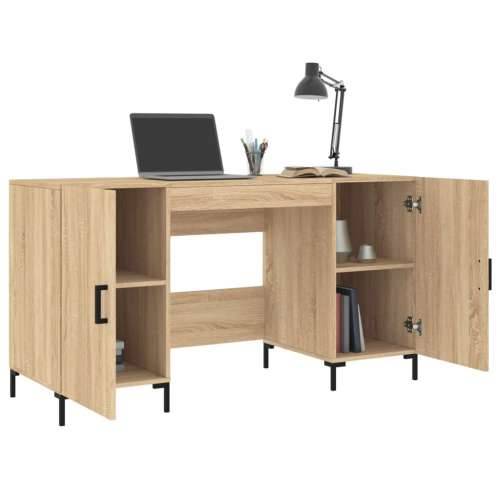 Radni stol boja hrasta sonome 140x50x75 cm konstruirano drvo - sonoma hrast Cijena