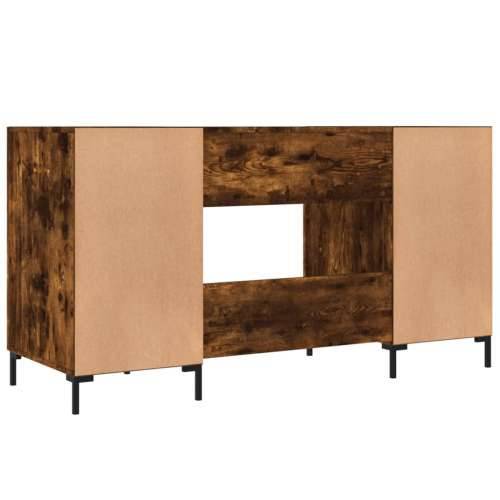 Radni stol boja dimljenog hrasta 140x50x75 cm konstruirano drvo - Dimljeni hrast Cijena