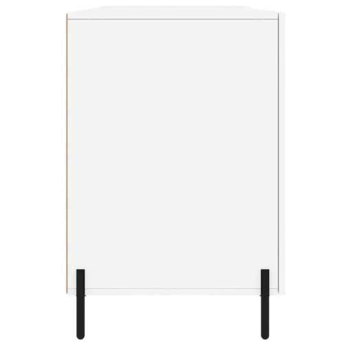 Radni stol bijeli 140 x 50 x 75 cm od konstruiranog drva - Bijela Cijena