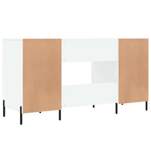 Radni stol visoki sjaj bijeli 140x50x75 cm konstruirano drvo - Visoko sjajno bijela Cijena