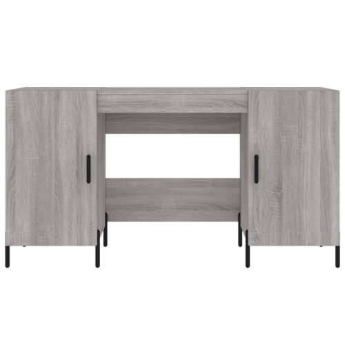 Radni stol boja hrasta sonome 140x50x75 cm konstruirano drvo - Sivi hrast sonoma Cijena