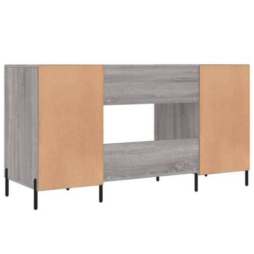 Radni stol boja hrasta sonome 140x50x75 cm konstruirano drvo - Sivi hrast sonoma Cijena