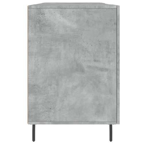 Radni stol boja betona 140 x 50 x 75 cm od konstruiranog drva - Beton siva Cijena